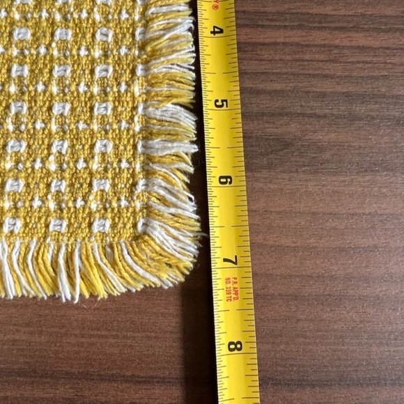 Set Of 6 Vintage Weavers Homespun 8-1/2 x 7 " Coaster Petite Napkin - Picture 8 of 8